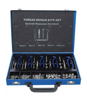 Kit de réparation de filets BGS M5-M12 130 pièces