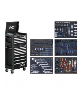 Servante d'atelier BGS Profi Standard Maxi 12 tiroirs - 263 outils