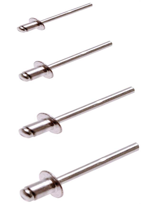 Assortiment d'écrous rivets - acier galvanisé - 150 pièces