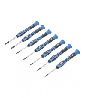 Jeu de tournevis de précision BGS Profil T (pour Torx) - 7 pièces