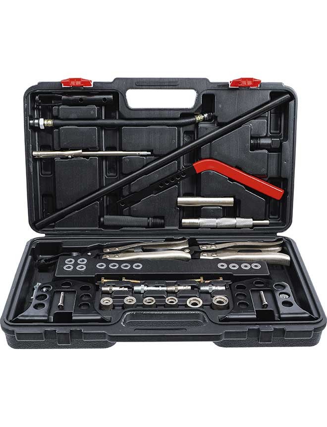 Kit de montage démontage de ressorts de valve universel BGS DIY 21 pièces