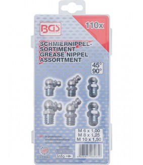 Assortiment de graisseurs BGS - 110 pièces