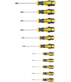 Jeu de 11 tournevis BGS DIY profil en T (pour Torx) T6-T40