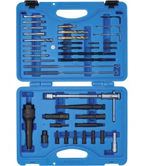 Jeu d'outils pour bougies de préchauffage et kit de réparation de filetages BGS M8/M10 - 41 pièces