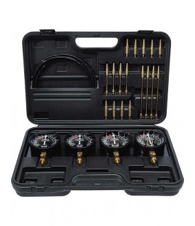 Kit testeur de synchronisation de carburateur BGS DIY  avec 4 chronos de synchronisation - 26 pièces