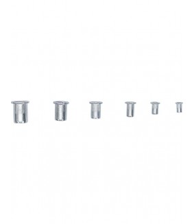 Assortiment d'écrous rivets BGS aluminium - 150 pièces