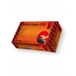 Gants Nitrile gentle grip orange