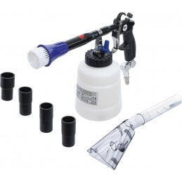 Pistolet pneumatique de nettoyage avec brosse et accessoire d’aspiration  2