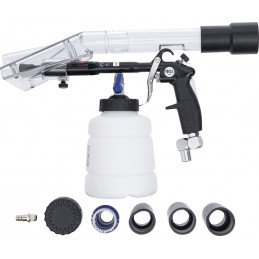 Pistolet pneumatique de nettoyage avec brosse et accessoire d’aspiration 8