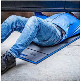 Tapis de travail et genoux en mousse souple déplié