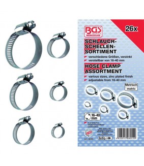 Assortiment de colliers BGS 26 pièces