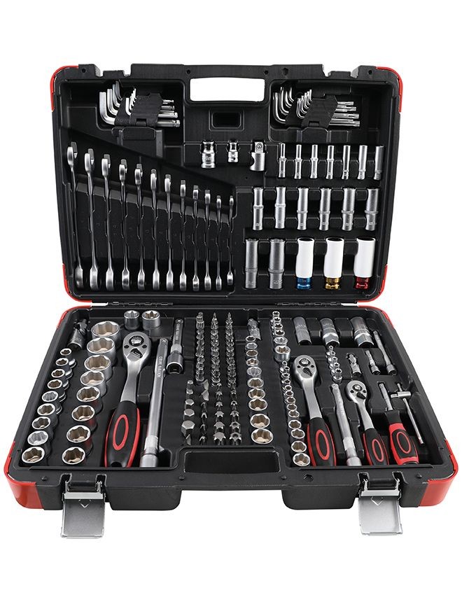 Coffret complet 172 outils douille clé cliquet embout 6.3 - 10 - 12