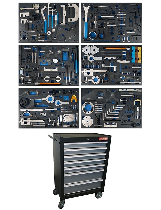 Tool Tray 3/3: Jeu d'outils de calage du moteur pour Ford VAG Mazda V