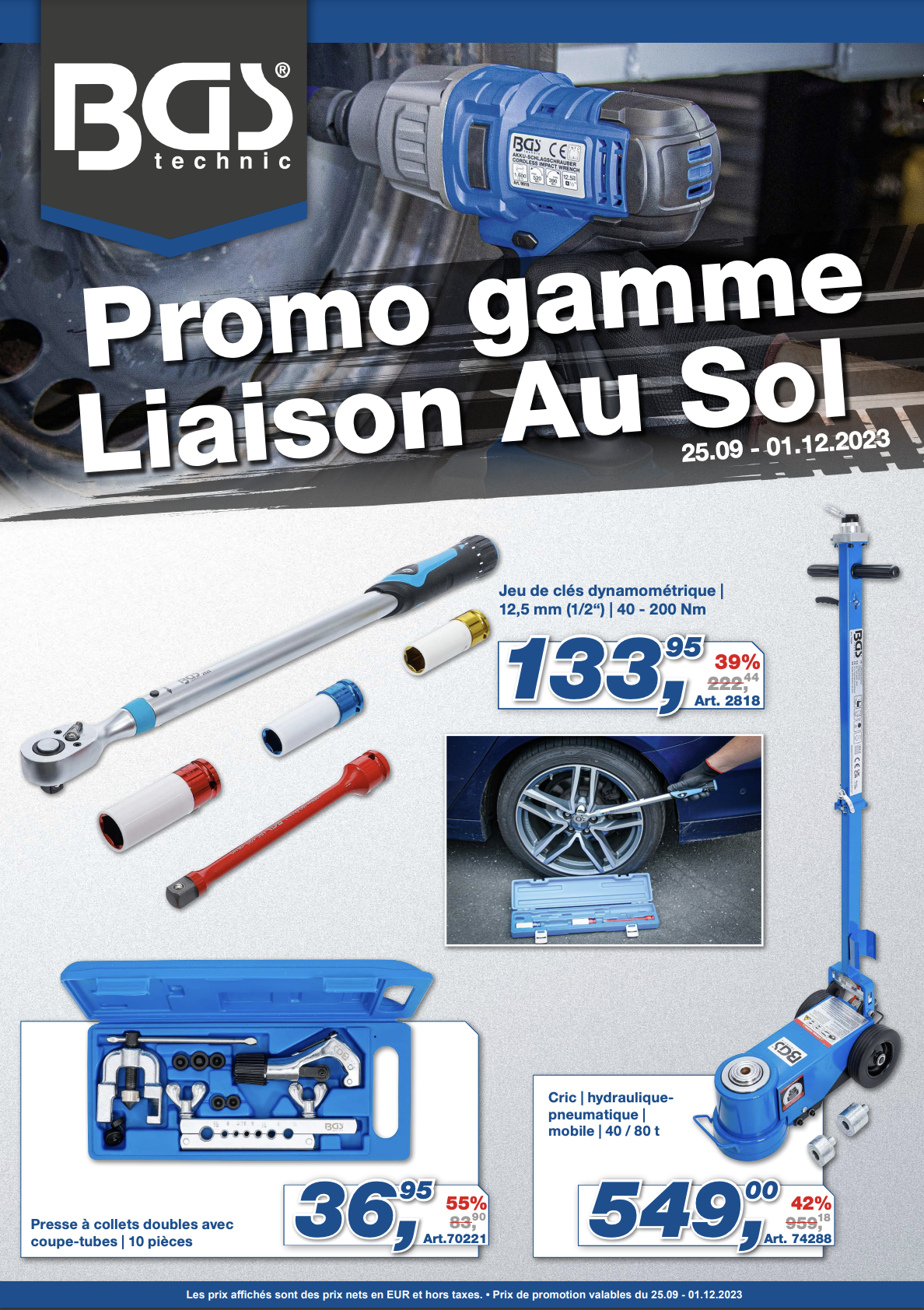 BGS promo liaison au sol